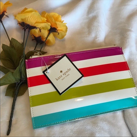 NEW. Authentic Kate spade pouch/cosmetic bag - Picture 5 of 6